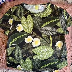 Farm Rio Sport tee. Sz M. Botanical.